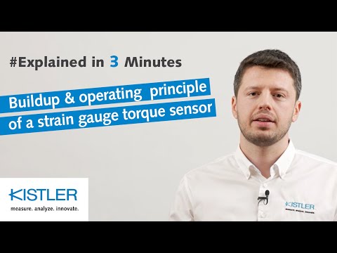 How is the buildup and operating principle of a strain gauge torque sensor? Explained in 3 minutes.