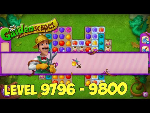 GardenScapes level 9796 9798 9799 9800 🌱 Gameplay Walkthrough (Android, iOS) Playrix