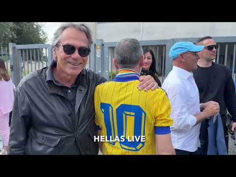 Hellas Verona, l’arrivo al Bentegodi dei campioni d’Italia 1984/85