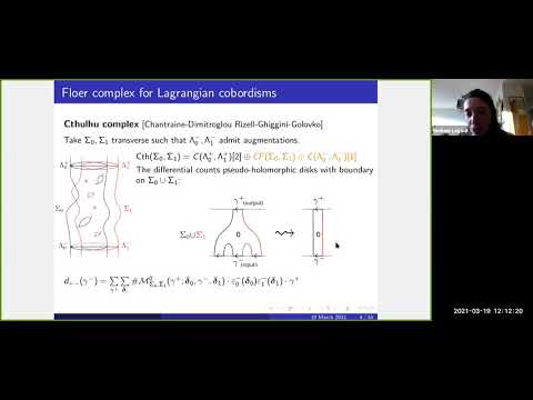 Noémie Legout - A-infinity category of Lagrangian cobordisms