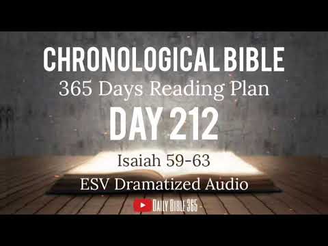 Day 212 - ESV Dramatized Audio - One Year Chronological Daily Bible Reading Plan - Jul 31