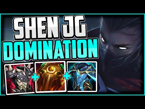 FULL TANK SHEN JUNGLE BUILD FOR CARRYING SOLO QUEUE | Shen Jungle Guide Season 11 League of Legends