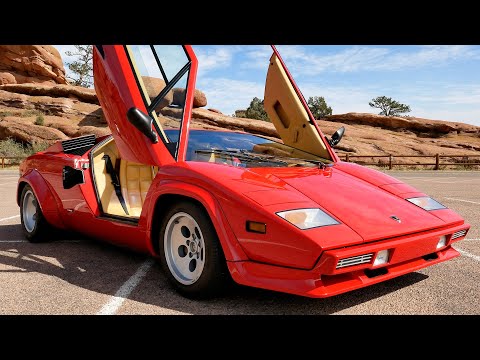 Lamborghini Countach LP5000 with Downdraft Carburetors! Colorado Drive!