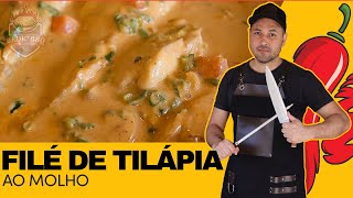 COMO PREPARAR UM FIL DE TILPIA AO LEITE DE COCO NO FOGO DE LENHA