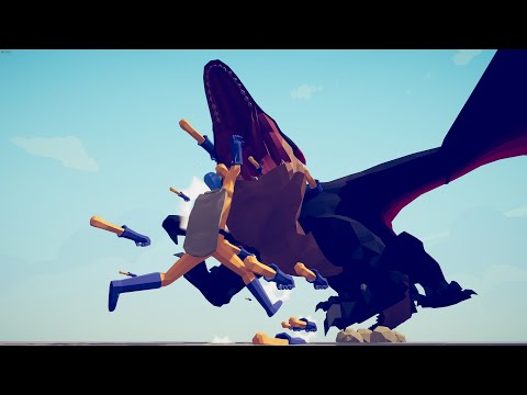 DRAGON vs ARMIES & MODDED UNITS Totally Accurate Battle Simulator TABS