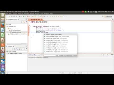 Java Programming Integers Scanner Input