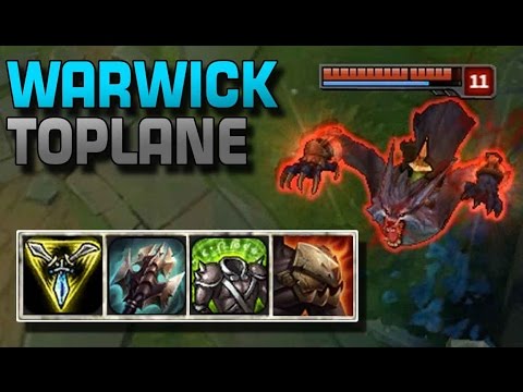 Warwick Toplane | Nichts Neues aber unterschätzt! [Analyse/Guide] [GER]