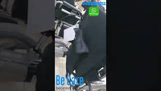 كرسي كهربائي،عرض المقعد 35 سم،سهل التخزين قابل للطي،أسود،DY01111A-35