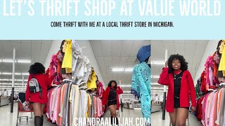Thrift with me at Value World | Vlog