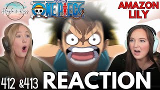 CONQUEROR'S SPIRIT?! | ONE PIECE | Reaction 412 & 413