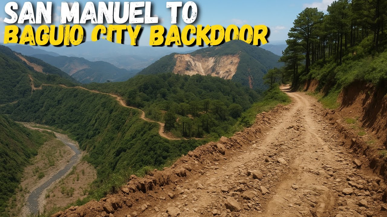 Solo Ride to Baguio Through Dangerous Trails, River Crossings & Hidden Pine Forests 🌲🏍️