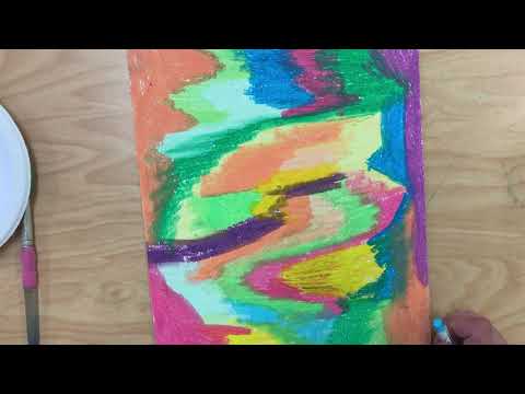 2 Scratchboard Landscape part 1