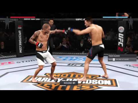UFC 2 Gameplay Walkthrough Part 8 - AWESOME CRAZY FAST KNOCKOUT!(Career Mode)