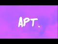 ROSÉ Bruno Mars APT