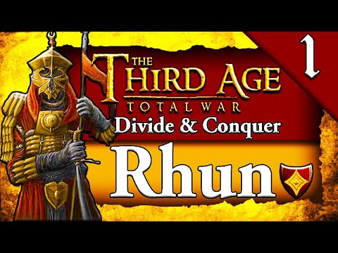 RISE OF RHUN! Third Age Total War: Divide & Conquer: Easterlings of Rhun Campaign Gameplay #1