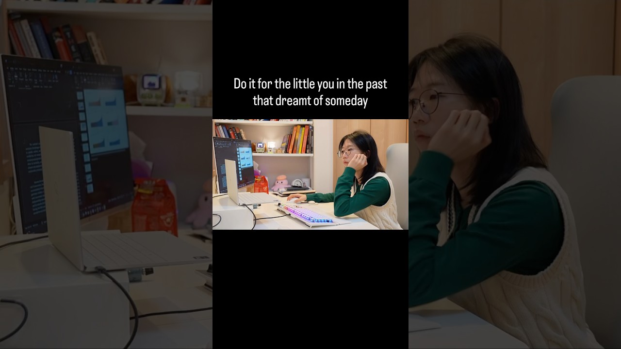 Do it for your future self so that you’ve something to be proud of ✨