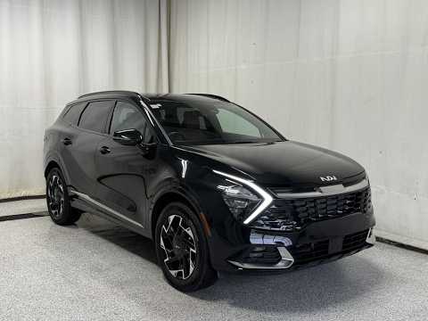 2025 Kia Sportage in Black for sale at Park Mazda in Sherwood Park, AB