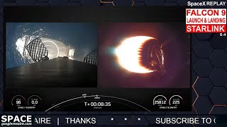 SpaceX LIVE | Falcon9  Landing | STARLINK 6-4 MISSION