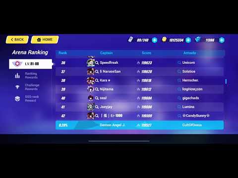 Honkai Impact 3rd Exalted MA Top 100 Americas Server
