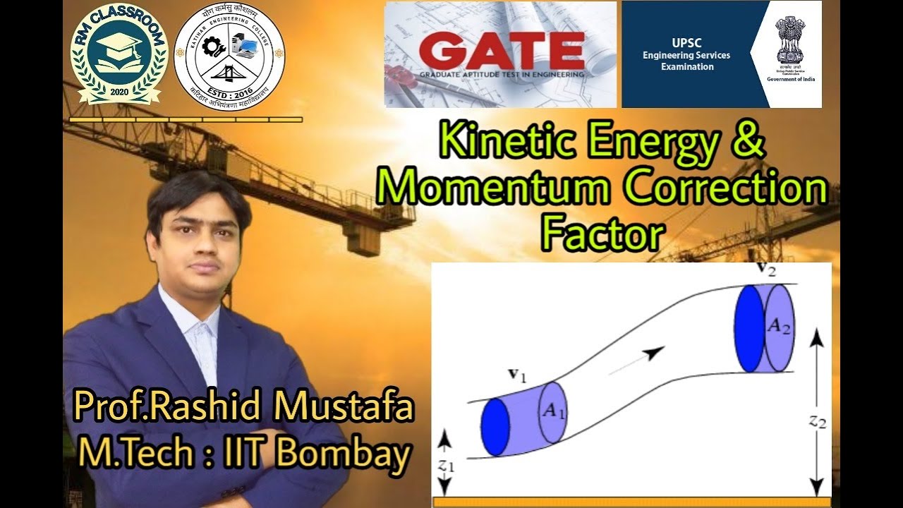Lec-6 | Kinetic Energy Correction & Momentum Correction Factor | Introduction to Fluid Mechanics