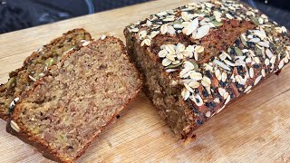 Banana Bread Recipe with Oats and Wheat Flour