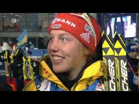 15.02.2013 Biathlon WM Nove Mesto Staffel/Relay Winner Norwegen/Norway +1st cap Laura Dahlmeier/ger!