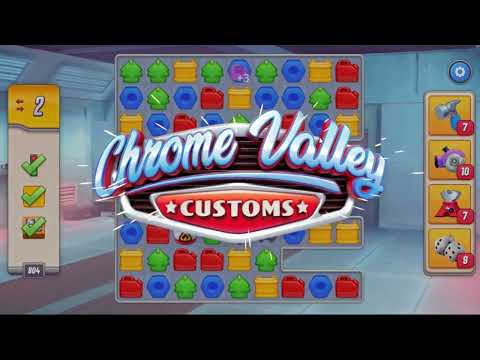 Chrome Valley Customs Level 804 - NO BOOSTERS GAMEPLAY + FULL STORY 🚘🔧 | SKILLGAMING ✔️