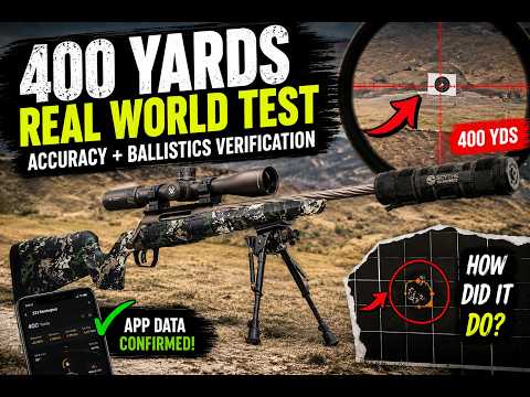 Savage Axis 2 Pro 400 Yard Test | Accuracy \u0026 Ballistics App Validation #huntingrifle #savageaxis