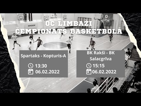OC Limbaži čempionāts basketbolā 06.02.2022 (pēcpusdienas spēles)
