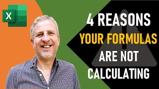 Excel Formula Not Calculating:  Just Showing Formula | Formulas Not Calculating Automatically