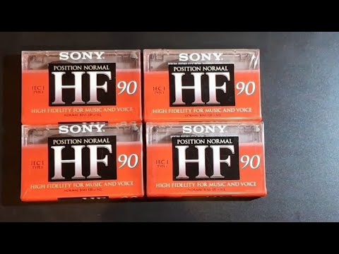 SONY HF CASSETTE UNWRAPPING 1996-1999 HF EDITION