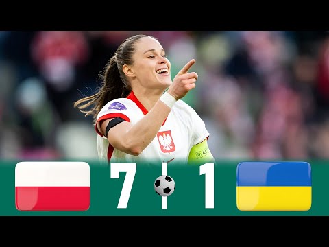 Poland Destroy Ukraine 7–1 | Women’s Football 2025