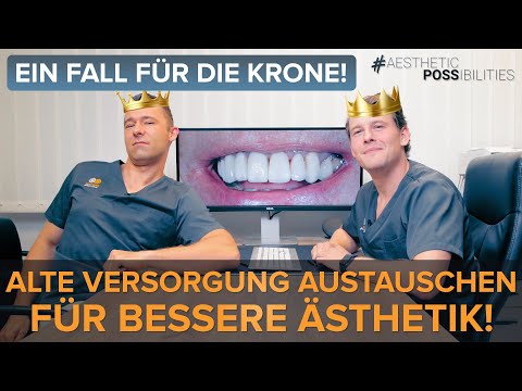 Wann sollte man alte Kronen erneuern lassen? Wir zeigen einen konkreten Fall (inkl. vorher nachher)
