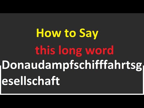 How to pronounce Donaudampfschifffahrtsgesellschaft