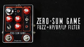 Video thumbnail for Zero-Sum Game FTelettronica played by Francesco Mascio by FTelettronica Handmade Pedals