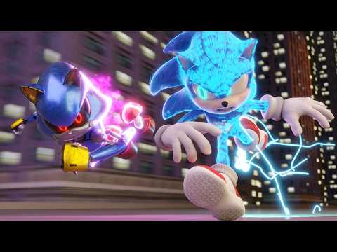 Movie Sonic VS Metal Sonic┃Part 1 (3D Fight Animation)
