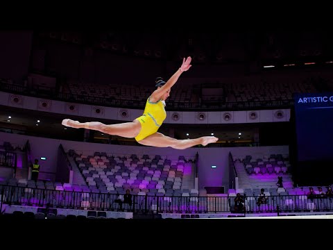 Julia Soares (BRA) - BB - Podium Training - 2025 World Championships Jakarta