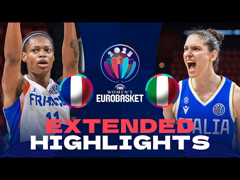 France 🇫🇷 vs Italy 🇮🇹 | Extended Highlights | FIBA EuroBasket Women 2025