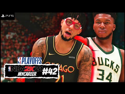 NBA 2K21 My Career Next Gen EP 42 - Playoffs RD1 G2 (PS5)