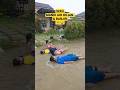 Seru Rebahan Mandi Air Hujan Dan Bajir Shorts Banjir Hujan Seru Mandi
