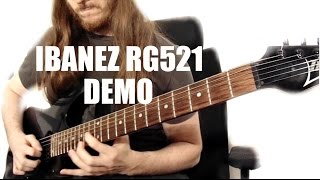 Video thumbnail for Ibanez RG521- Demo by MG