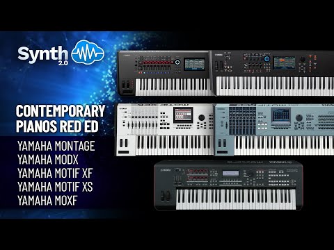 YAMAHA MONTAGE/M/MODX/+/MOTIF XF-XS/MOXF ♫ 18 Sounds ► CONTEMPORARY PIANOS RED ED. SOUND LIBRARY