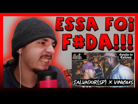 (P$GOU F0G0 🔥🔥) SALVADOR (SP) VS VINÍCIUS - BATALHA DO COLISEU | REACT BAUEB