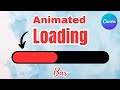 How to make Loading Bar in Canva | Animated bar