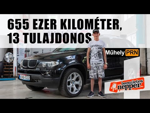 Ő villog le a belső sávban – BMW X5 3,0d – 2004 – MűhelyPRN 209