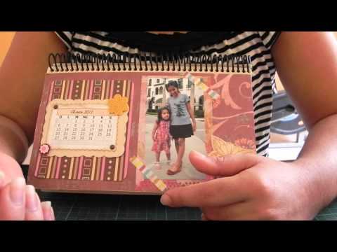Calendario Hecho a Mano - Scrapbook