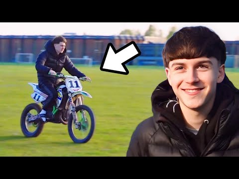 Riding 85cc Dirt Bike!