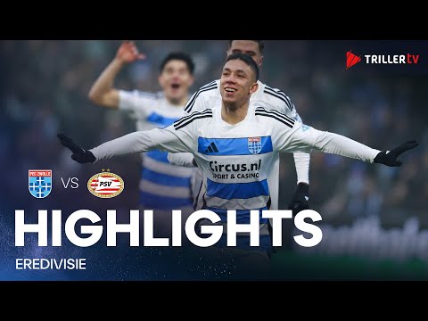 Zwolle stuns PSV with 3-1 victory: FULL Highlights 3-1