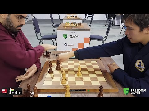 A Killer Queen and Pawn Endgame | GM Idani Pouya vs IM Nogerbek Kazybek | World Blitz 2023