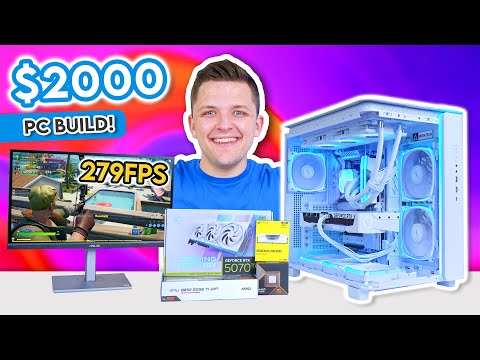 Best $2000 Gaming PC Build 2025! 😁 [Full Build Guide w/ 1440p Benchmarks]
